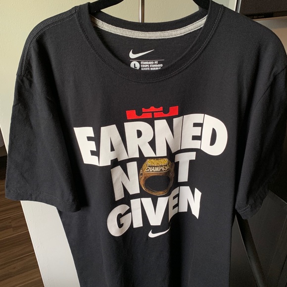 earned not given lebron